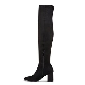 Steve Madden Women's Shaya Over the Knee Black Boots